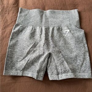 Gymshark Women's Textured Gray Bike Shorts